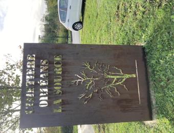 Panneau d'entrée de site