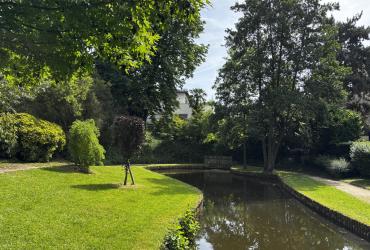Vues du parc avec le bassin